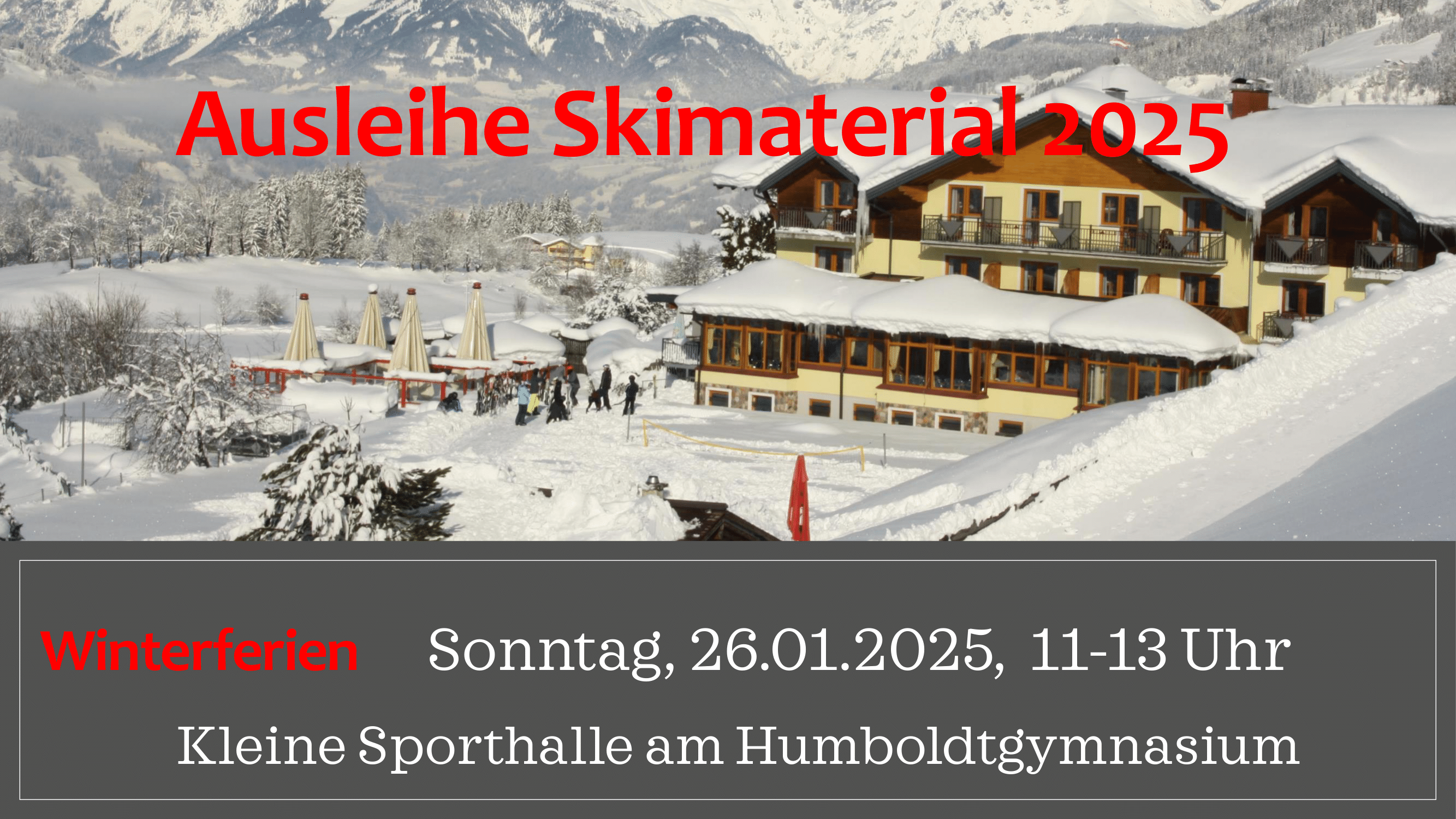 Ausleihe Skimaterial 2025