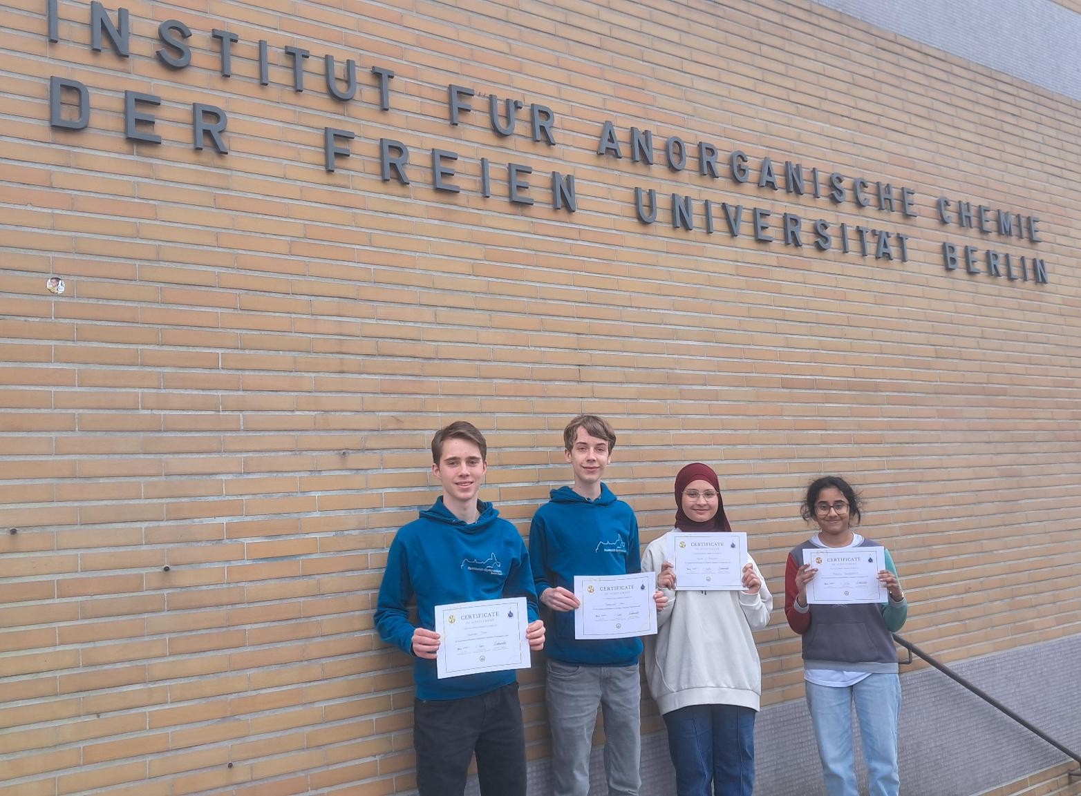 Humboldt beim Berkeley Chemistry Tournament