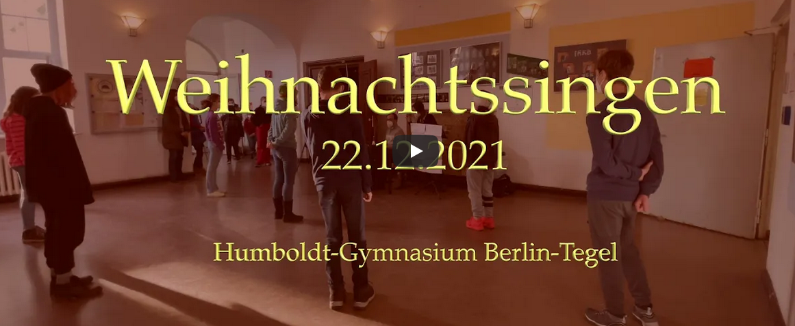 Das besondere Weihnachtssingen 2021 Das besondere Weihnachtssingen 2021