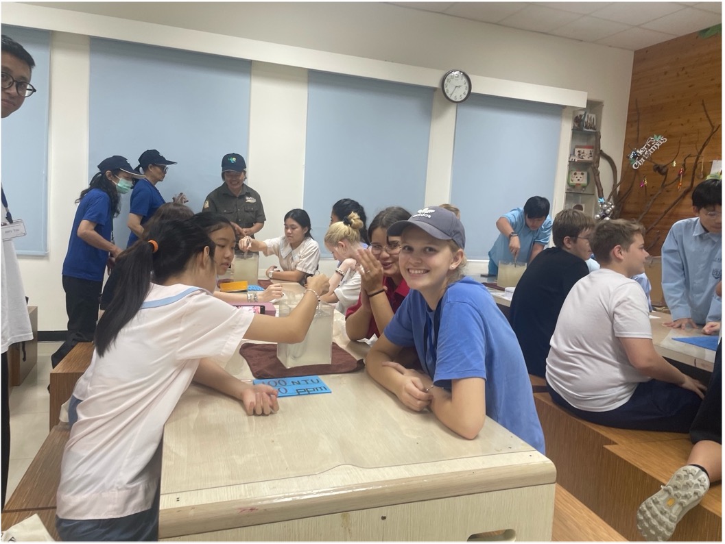 Experimente im Trinkwassermuseum (im Rahmen des Projektthemas der Fahrt) taiwan 2024 2