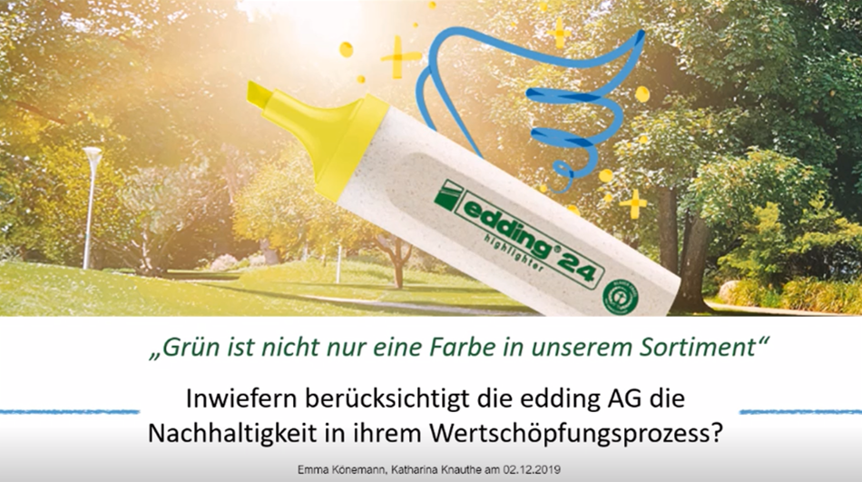 Q1 Bilanzanalyse Edding AG